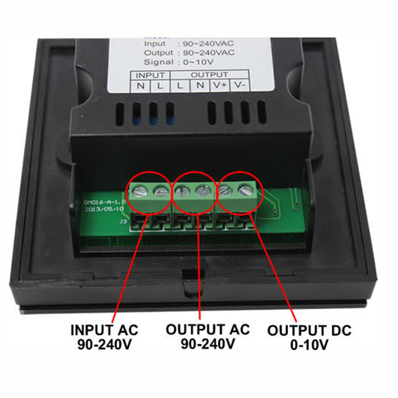 TM016 Touch Panel 0-10V Output Dimmer, LED Hight Voltage Dimmer TM016 Touch Panel 0-10V Output Dimmer, LED Hight Voltage Dimmer